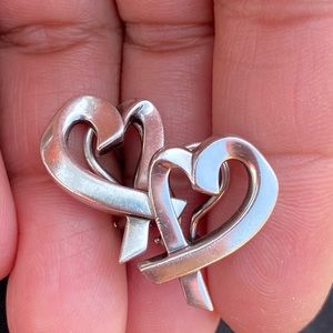 Tiffany ‘LOVING HEARTS’ Clip back Large Earrings